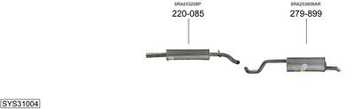 ABGASANLAGE BOSAL SYS31004