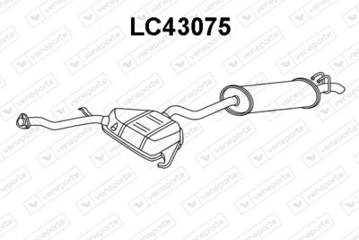 VENEPORTE LC43075 Глушитель выхлопных газов  для LANCIA DEDRA SW (835_) 1.9 TDS (835EE, 835EF)