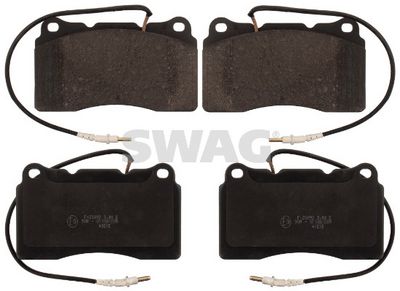 комплект спирачно феродо, дискови спирачки SWAG 62 11 6167