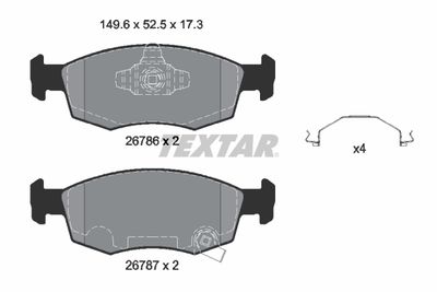 Brake Pad Set, disc brake 2678601