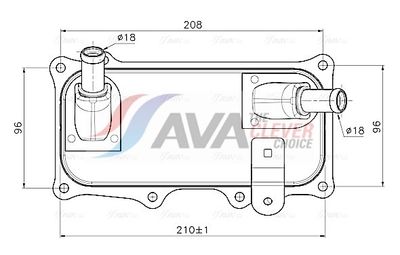 маслен радиатор, двигателно масло AVA Clever Choice PR3100