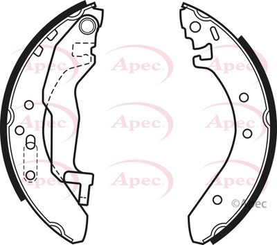 Brake Shoe Set APEC SHU468