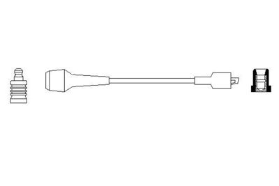 Провод зажигания BOSCH 0 986 356 210 для CITROËN AXEL