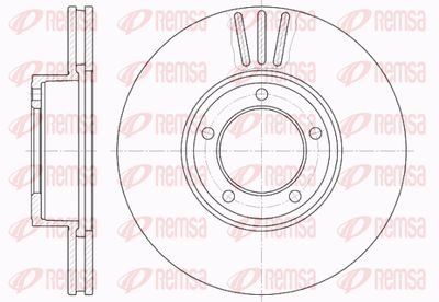 Tarcza hamulcowa KAWE 61962 10
