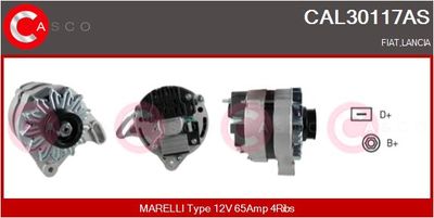 Генератор CASCO CAL30117AS для FIAT CINQUECENTO