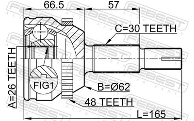 Joint Kit, drive shaft 0110-MCV30A48