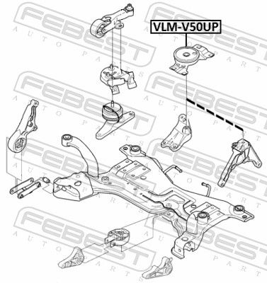 Mounting, automatic transmission VLM-V50UP