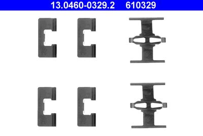 Комплектующие, колодки дискового тормоза ATE 13.0460-0329.2 для HONDA CIVIC