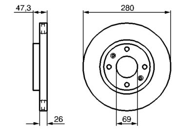 Brake Disc 0 986 479 229