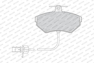 SET PLACUTE FRANA FRANA DISC FERODO FDB1451 1