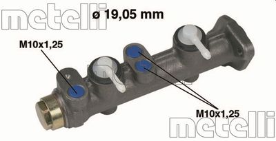 METELLI 05-0005 Головний гальмівний циліндр 