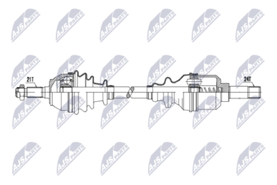 Albero motore/Semiasse NTY NPW-CT-184