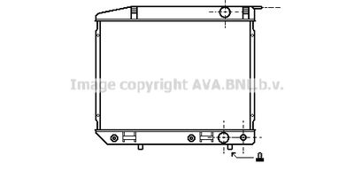PRASCO MS2047 Радиатор охлаждения двигателя для MERCEDES-BENZ (Мерседес С-класс)