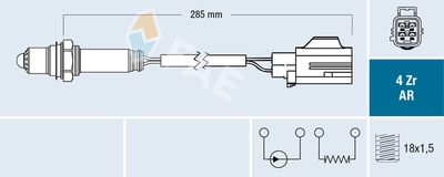 Sonda lambda FAE 75602