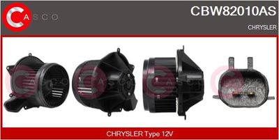 CASCO CBW82010AS Вентилятор салону для CHRYSLER (Крайслер)