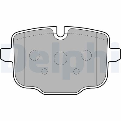 Delphi LP2246 Brake Pad Set, disc brake