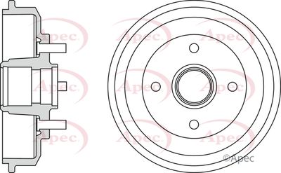 Brake Drum APEC DRM9906