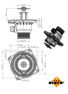 Thermostat, coolant 725005