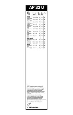 WISCHBLATT BOSCH 3397006841 6