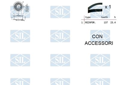 SET CUREA DE DISTRIBUTIE Saleri SIL TK1225 1