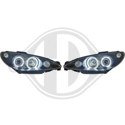 Комплект главных фар DIEDERICHS 4225681 для PEUGEOT 206