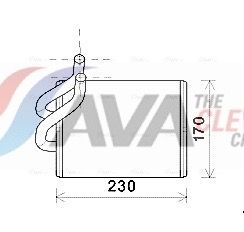 топлообменник, отопление на вътрешното пространство AVA Clever Choice KA6203
