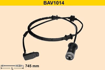 BARUM BAV1014 Датчик износа тормозных колодок  для SAAB (Сааб)