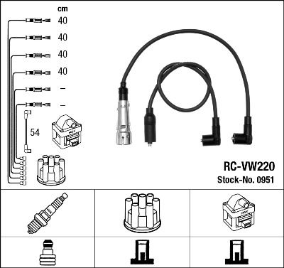 Ignition Cable Kit 0951