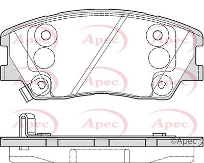 Brake Pad Set APEC PAD2336