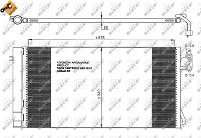 CONDENSATOR CLIMATIZARE NRF 35773 4