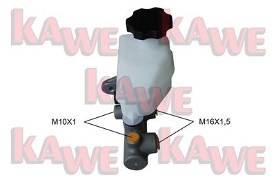 KAWE B6258 Ремкомплект тормозного цилиндра  для HYUNDAI TIBURON (Хендай Тибурон)