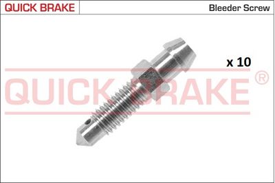 Brake vent (M6x1mm) 10 stuks. pak past: MERCEDES T1 (601), T1 (601, 611), T1 (602), T1 (B601), T1 (B602)  AUDI 100 C2, 100 C3, 100 C4, 80 B4, A2  BMW 3 (E21), 5 (E12), 5 (E28) 0.9-3.4 01.60-