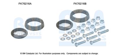 Монтажен комплект, изпускателна тръба BM Catalysts FK70216