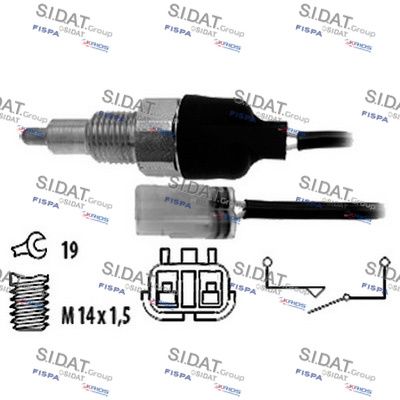 SCHALTER RüCKFAHRLEUCHTE FISPA 3234244