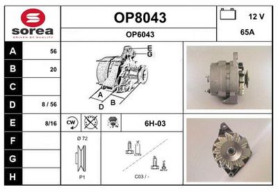GENERATOR SNRA OP8043