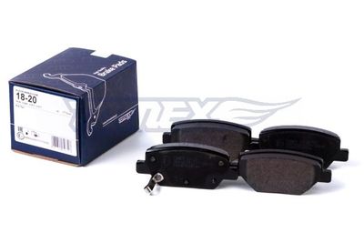 Sada brzdových destiček, kotoučová brzda TOMEX Brakes 18-20