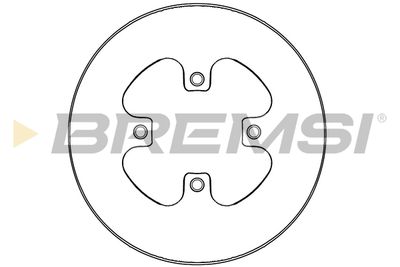 Тормозной диск BREMSI CD7924S для LIGIER NOVA