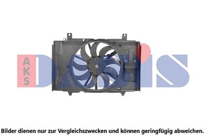 Вентилятор, охлаждение двигателя AKS DASIS 078102N для NISSAN CUBE
