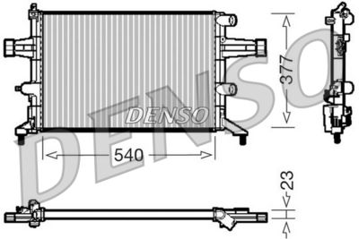 DENSO Radiateur (DRM20080)