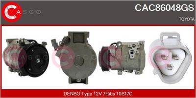 COMPRESOR CLIMATIZARE CASCO CAC86048GS