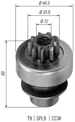 MAGNETI MARELLI Krumpliaratis, starteris