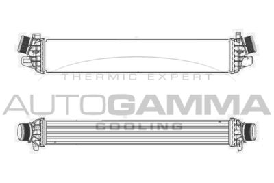 AUTOGAMMA 105640 Интеркулер  для ALFA ROMEO GIULIETTA (940_) 1.8 TBi (940FXC1A)