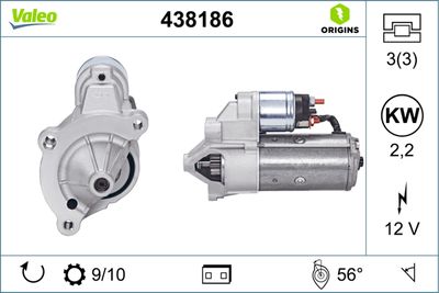 STARTER VALEO 438186