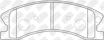 NiBK PN0067 Тормозные колодки и сигнализаторы для JEEP GRAND CHEROKEE II (WJ, WG) 4.7 V8 4x4 NiBK PN0067 Тормозные колодки и сигнализаторы для JEEP GRAND CHEROKEE II (WJ, WG) 4.7 V8 4x4