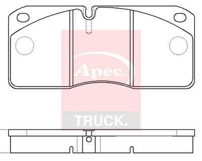APEC Brake Pad Set, disc brake PAD29067