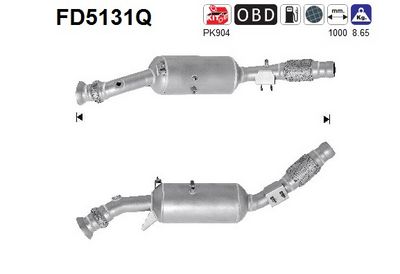 FILTRU FUNINGINE/PARTICULE SIST.DE ESAPAMENT AS FD5131Q