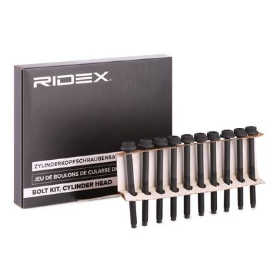 комплект болтове на капака на клап. (на цилиндровата глава) RIDEX 1217B0081