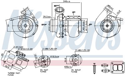 NISSENS Turbocharger ** FIRST FIT ** (93712)