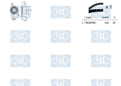 SET CUREA DE DISTRIBUTIE Saleri SIL TK1474 1