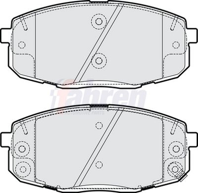Fahren Brake Pad Set, disc brake FBP3910
